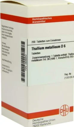 Dhu Thallium Metallicum D6 200 Tabletten