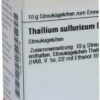 Dhu Thallium Sulfuricum D6 Globuli