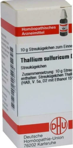 Dhu Thallium Sulfuricum D6 Globuli