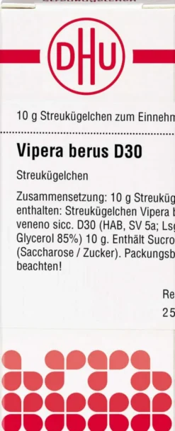 Dhu Vipera Berus D30 10 G Globuli