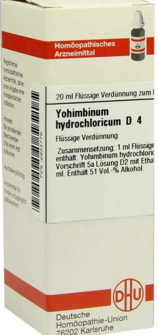 Dhu Yohimbinum Hydrochl. D4 20 ml Dilution