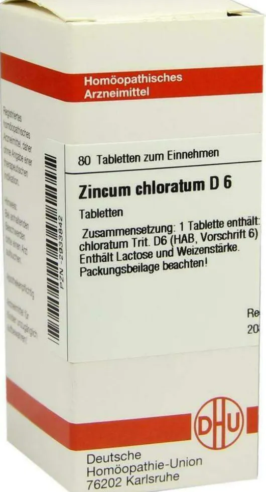 Dhu Zincum Chloratum D6 80 Tabletten