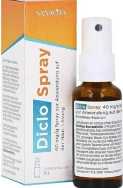 Diclospray 40 mg Je G Spray 25 G