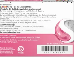 Dobensana Junior Zuckerfrei 1,2 mg und 0,6 mg 24 Lutschtabletten