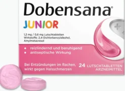 Dobensana Junior Zuckerfrei 1,2 mg und 0,6 mg 24 Lutschtabletten
