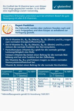Doppelherz Aktiv B-Komplex + Folsäure 45 Tabletten