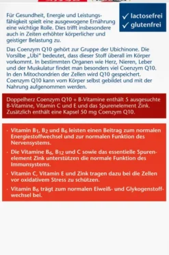 Doppelherz Aktiv Coenzym Q10 + B-Vitamine 60 Kapseln