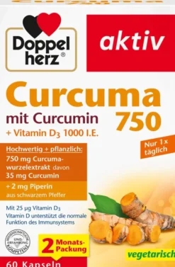Doppelherz aktiv Curcuma 750 60 Kapseln