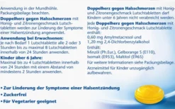 Doppelherz Aktiv Gegen Halsschmerzen 24 Lutschtabletten