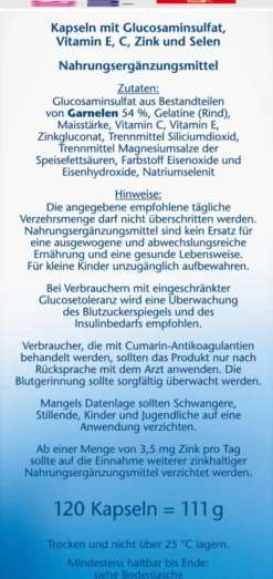 Doppelherz Aktiv Glucosamin 500 120 Kapseln