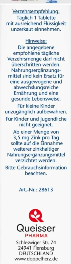 Doppelherz Aktiv Haut + Haare + Nägel 60 Tabletten