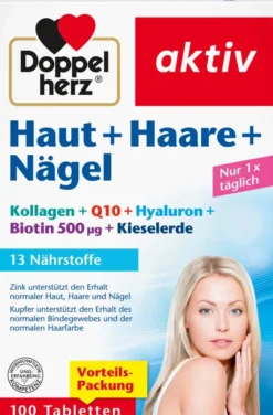 Doppelherz Aktiv Haut + Haare + Nägel 100 Tabletten