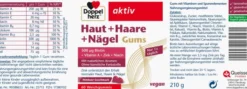 Doppelherz Aktiv Haut+haare+nägel Gums 60 Weichgummis