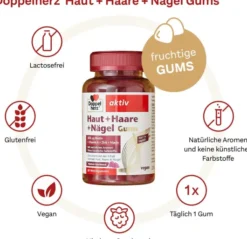 Doppelherz Aktiv Haut+haare+nägel Gums 60 Weichgummis