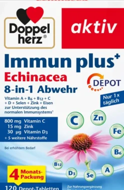Doppelherz Aktiv Immun Plus Echinacea 120 Tabletten