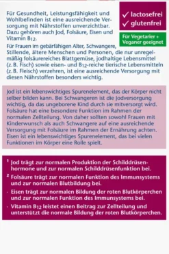 Doppelherz Aktiv Jod + Folsäure + Eisen + Vitamin B12 150...
