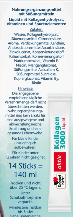 Doppelherz Aktiv Kollagen 3000 Liquid 14 Sticks