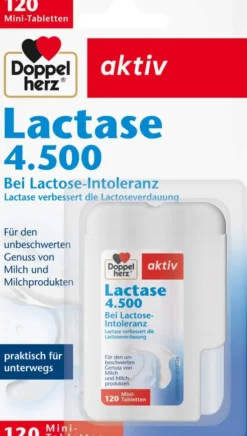 Doppelherz aktiv Lactase 4.500 120 Tabletten