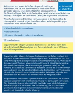 Doppelherz aktiv Magen-Gel gegen Sodbrennen + bei Reflux 50 Dosierbeutel