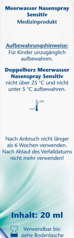 Doppelherz aktiv Meerwasser 20 ml Nasenspray mit Panthenol