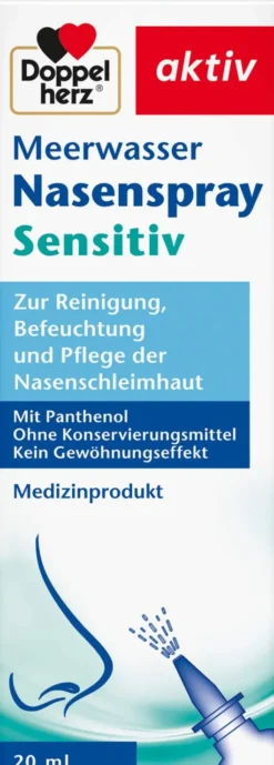 Doppelherz aktiv Meerwasser 20 ml Nasenspray mit Panthenol