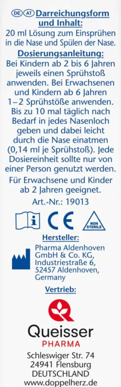 Doppelherz aktiv Meerwasser 20 ml Nasenspray mit Panthenol