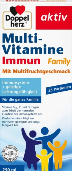 Doppelherz Aktiv Multi Vitamine Immun Family Flüssig 250 ml