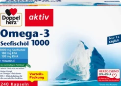 Doppelherz Aktiv Omega-3 Seefischöl 1000 240 Kapseln