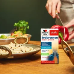 Doppelherz Aktiv Sodbrennen Akut+protect 40 Kautabletten