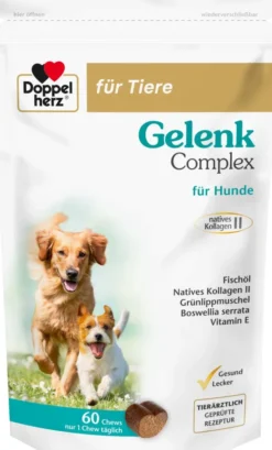 Doppelherz Gelenk Complex für Hunde 60 Chews