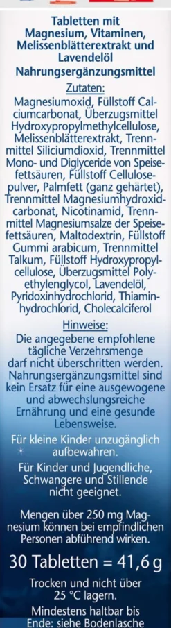 Doppelherz Magnesium 400 Für die Nacht 30 Tabletten