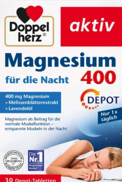 Doppelherz Magnesium 400 Für die Nacht 30 Tabletten