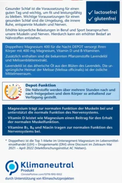 Doppelherz Magnesium 400 Für die Nacht 30 Tabletten