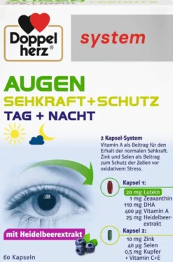 Doppelherz System Augen Sehkraft + Schutz 60 Kapseln