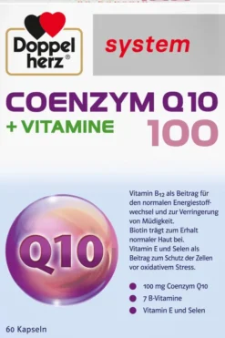 Doppelherz System Coenzym Q10 100 + Vitamine 60 Kapseln