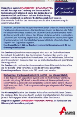 Doppelherz System Cranberry + Granatapfel 60 Kapseln