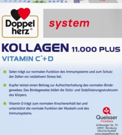 Doppelherz system Kollagen 11.000 Plus System 30 x 25 ml Ampullen