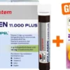 Doppelherz system Kollagen 11000 30 x 25 ml Ampullen + gratis Doppelherz Vitamin D3 2000 I.E. vegan 60 Tabletten