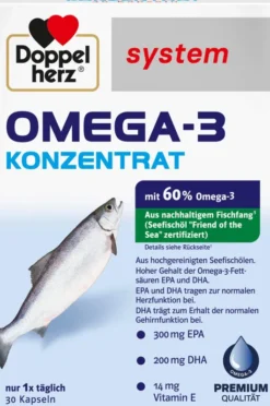 Doppelherz System Omega-3 Konzentrat 30 Kapseln