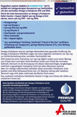 Doppelherz System Omega-3 Konzentrat 60 Kapseln