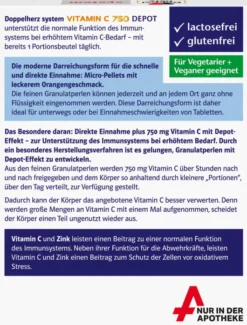 Doppelherz system Vitamin C 750 Depot 20 Pellets