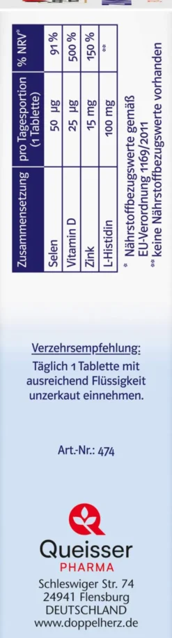 Doppelherz system Zink Immun 30 Tabletten