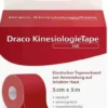 Draco Kinesiologietape 5 cm X 5 M Rot