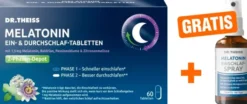 Dr.Theiss Melatonin Ein- & Durchschlaf Tabletten 60 Stück + Melatonin Einschlafspray 50 ml