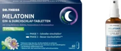 Dr.Theiss Melatonin Ein- & Durchschlaf Tabletten 60 Stück + Melatonin Einschlafspray 50 ml