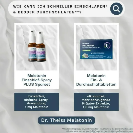 Dr.Theiss Melatonin Einschlaf-Spray Plus Spar-Set 2 x 20 ml