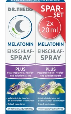 Dr.Theiss Melatonin Einschlaf-Spray Plus Spar-Set 2 x 20 ml