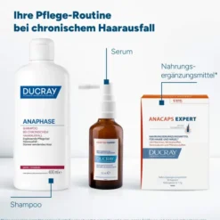 Ducray Anaphase Shampoo bei chronischem Haarausfall 200 ml