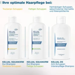 Ducray Kelual Squanorm fettige Schuppen 200 ml Shampoo