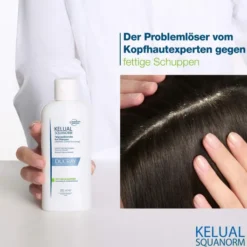 Ducray Kelual Squanorm fettige Schuppen 200 ml Shampoo